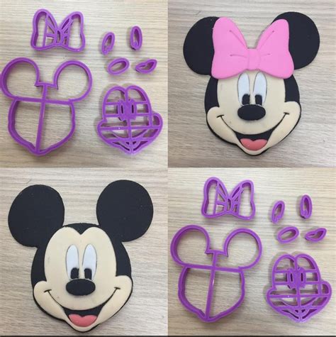 Fichier Stl Coupeur Mickey Et Minnie Mouse Disney Cm Objet Pour