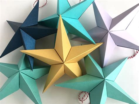 Diy D Paper Stars Decor D Paper Star D Paper Stars Paper Star Decor