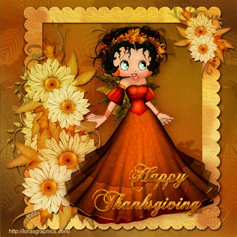 Betty Boop Pictures Archive Bbpa Thanksgiving Betty Boop Pictures By