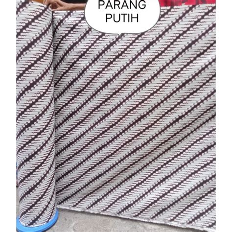 jual bahan kain sprei motif batik lebar  cm shopee indonesia