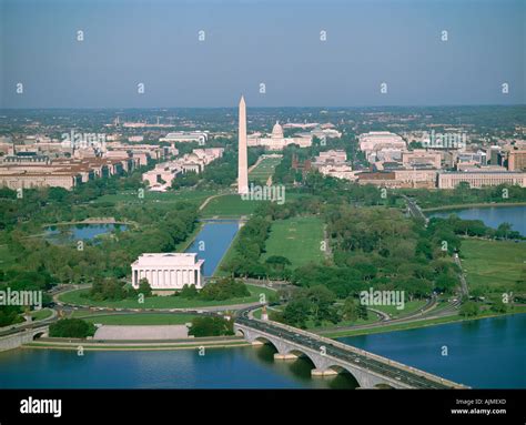 Aerial view Washington DC Stock Photo - Alamy