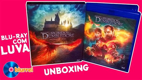 Unboxing Animais Fant Sticos Os Segredos De Dumbledore Blu Ray Luva