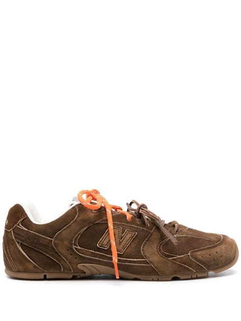 Miu Miu X New Balance 530 SL Suede Sneakers Farfetch