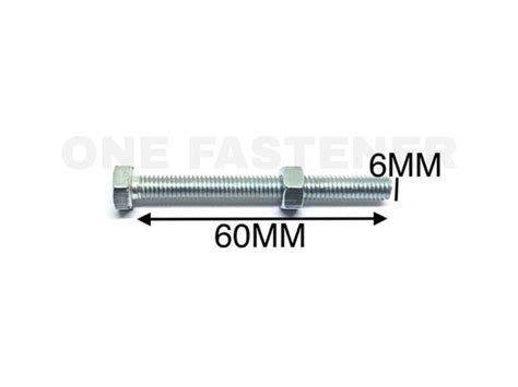 Jual Baut Mur M6x60 Putih Kunci 10 Di Lapak ONE FASTENER Bukalapak