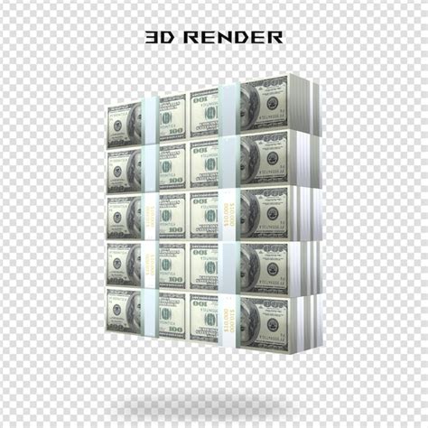 Premium Psd Usa Dollar Currency D Rendering