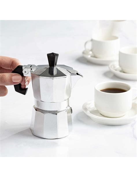 Cafetera Italiana Aluminio 2 Tazas 120 Ml