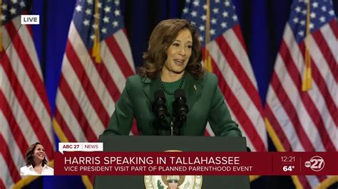 VP Harris Gives Speech Sunday In Tallahassee To Commemorate Roe V Wade