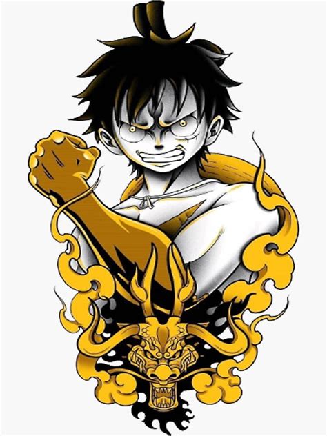 Anime One Piece Luffy Sticker For Sale By LinaMercata0428 Redbubble