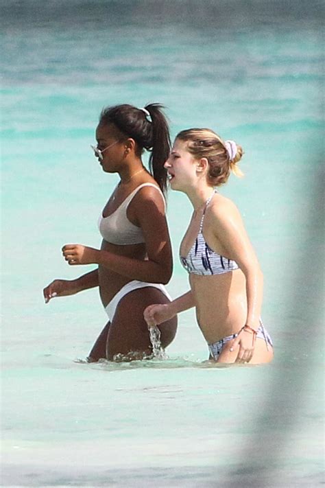 Sasha Obama In Bikini At A Beach In Cancun Hawtcelebs