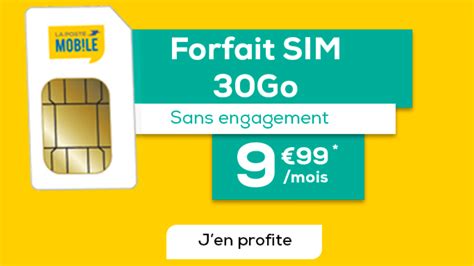 La Poste Mobile Quel Forfait Sans Engagement Choisir D S