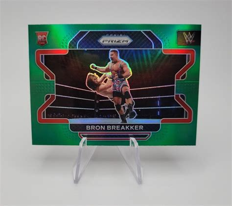 2022 Panini Prizm Wwe ROOKIE BRON BREAKKER Green Prizm NXT 2 0 DEBUT