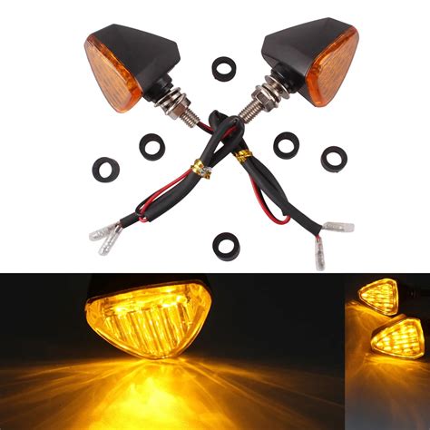 2X13 LED Nueva Motocicleta Universal Luz De Giro Intermitente Indicador