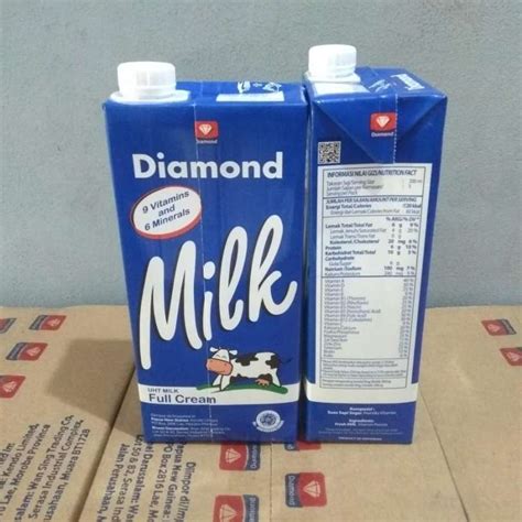 Jual Susu Diamond Uht Full Cream Liter Diamond Milk Uht Di Seller