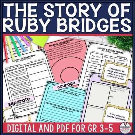 The Story Of Ruby Bridges By Robert Coles Reading Activities In Digital