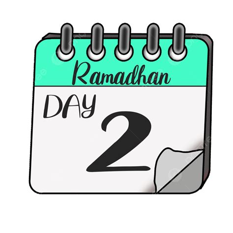 Ramadan Calendar Day 2, Ramadan, Calendar, Indonesian Calendar PNG ...