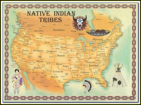 Map Of Native American Tribes In The Us Map Resume Examples Mx Wglb E