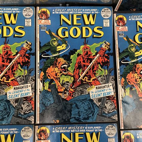 Lot Of 11 New Gods 7 Dc Comics 1972 1st Appearance Of Steppenwolf