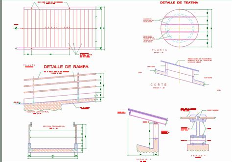 Ramp Detail In Autocad Cad Download 5708 Kb Bibliocad