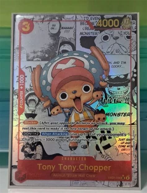 Tony Tony Chopper Sr Eb01 006 Comic Parallel Memorial Collection Manga Alt Art Eur 1 104 97