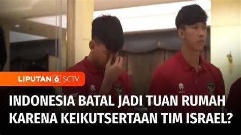 VIDEO Diskusi Indonesia Batal Jadi Tuan Rumah Piala Dunia U 20 Karena