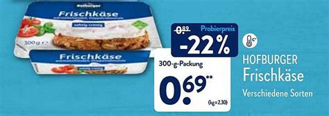 Hofburger Frischkäse Angebot Bei Aldi Nord 1prospektede