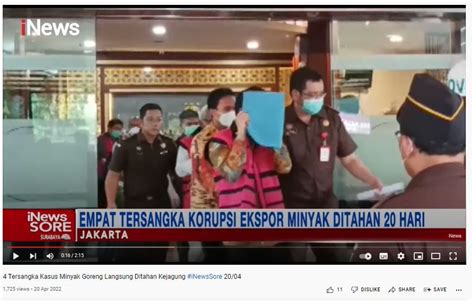 Kasus CPO Kejagung Periksa Saksi Dari Kemenko Perekonomian