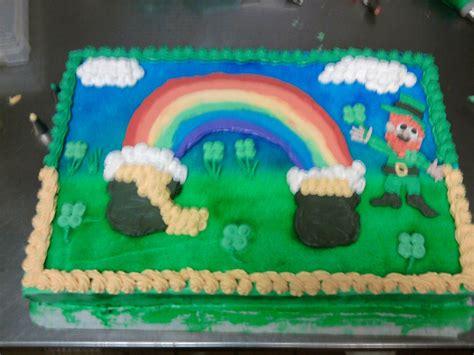 Half Sheet Leprechaun Cake Cake Desserts 10th Birthday