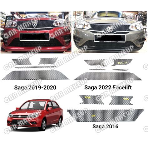 Proton Saga 2016 2022 Ready Cut Honeycomb Grill Saga 2022 Facelift