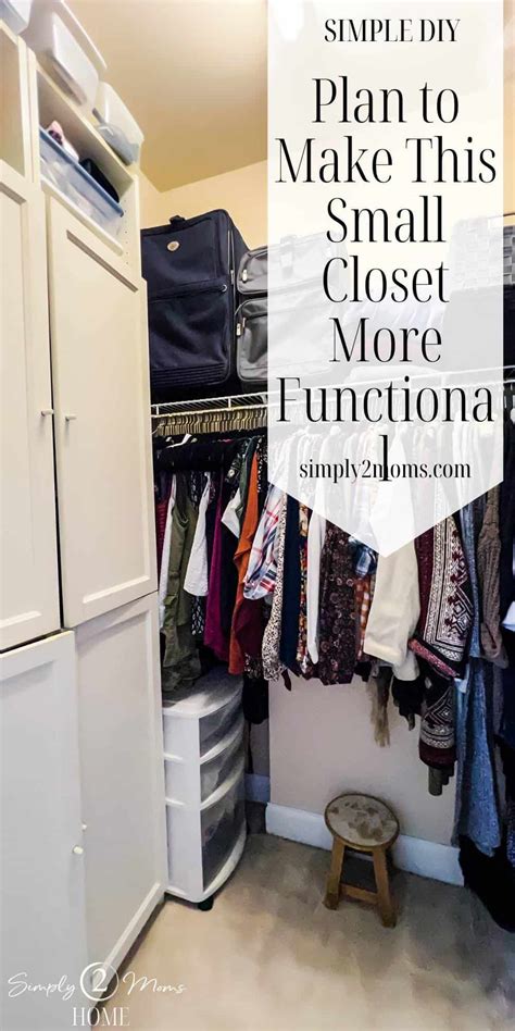 Plan to Make a Small Walk-in Closet More Functional and Stylish