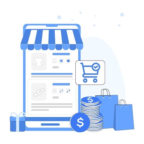 Premium Vector Vector Ecommerce Concept Illustration