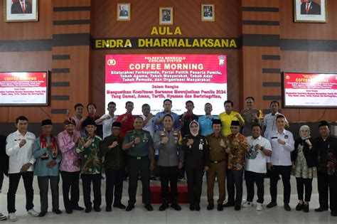 Cooling System Polresta Bengkulu Gelar Coffe Morning Dan Silahturahmi