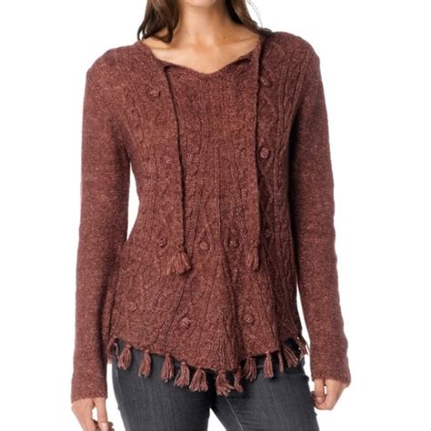 Prana Sweaters Prana Womens Wool Blend Shelby Poncho Sweater Small