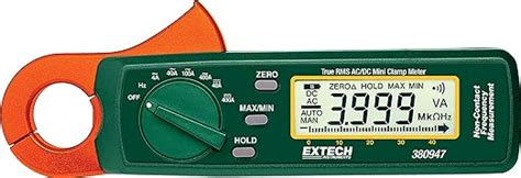 Extech True Rms A Ac Dc Mini Clamp On Meter With High Current