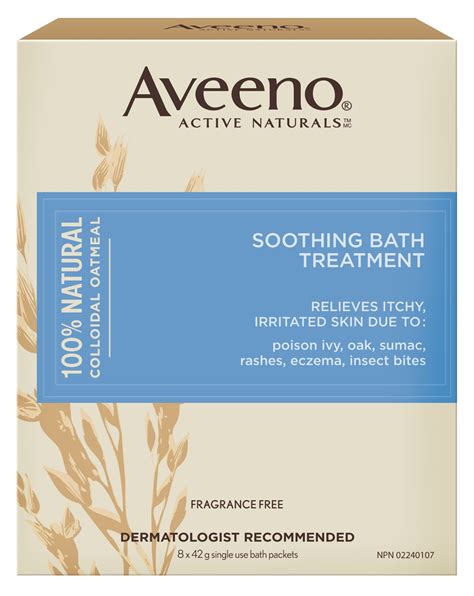 Buy Aveeno Fragrance Free Soothing Bath 100 Natural Colloidal