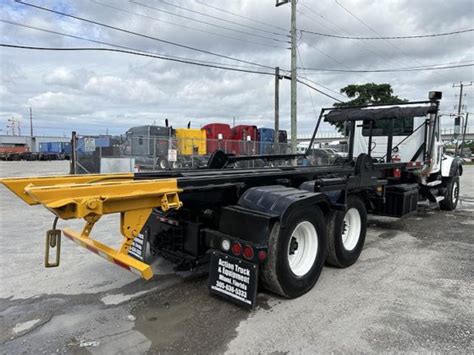 Mack Granite Galbreath Roll Off Cable Hoists Truck In Miami Fl Usa