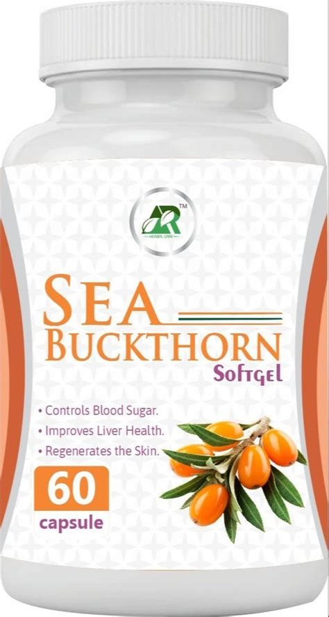 Sea Buckthorn Oil Capsule At Rs Bottle Herbal Capsule In Jaipur