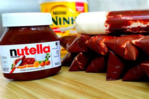 Geladinho De Nutella Receita Fácil De Fazer Amor à Doceria