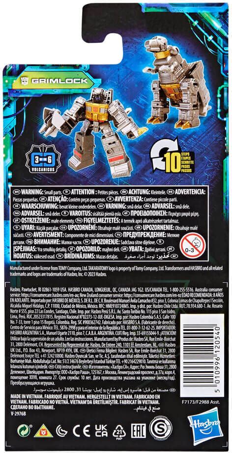 Transformers Legacy Evolution Dinobot Grimlock Core Class Volcanicus Combiner Heromic