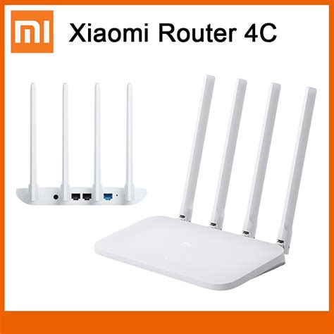 Xiaomi Enrutador Wifi 4C 64 GB De RAM 802 11g 2 4 Mbps 4 Antenas