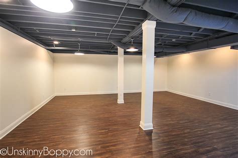 How To Paint Exposed Basement Ceiling Black Openbasement