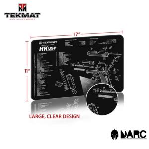 TekMat Heckler Koch USP Cleaning Mat DARC