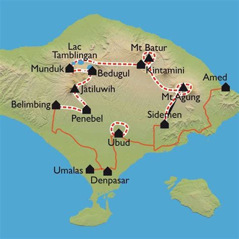 Ide Istimewa Road Trip Carte De Bali