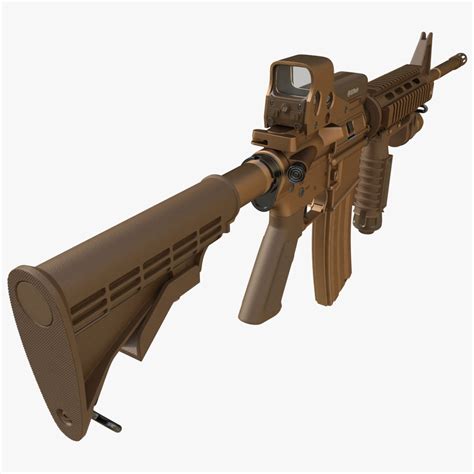 M4 Carbine 03 3d Model 139 Max Fbx Obj Free3d