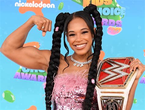 WWE Star Bianca Belair in Two-Piece Workout Gear Says "Sewing is Dope"