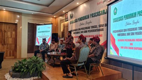 Pascasarjana Unisma Lakukan Sosialisasi PMB Di Banyuwangi Universitas