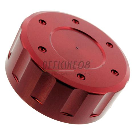 Master Cylinder Reservoir Cap Nissin 42mm Alloy Red