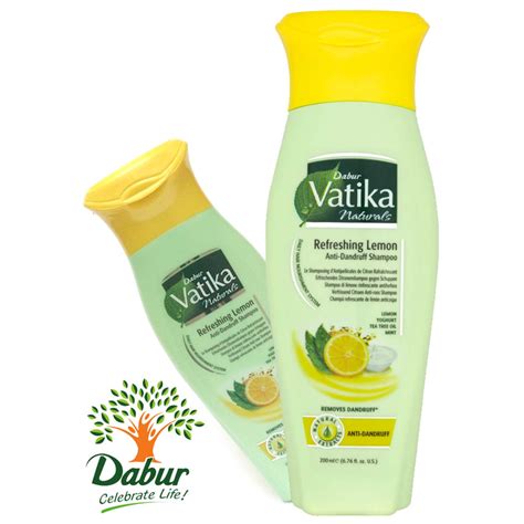 Dabur Vatika Naturals Refreshing Lemon Anti Dandruff Shampoo