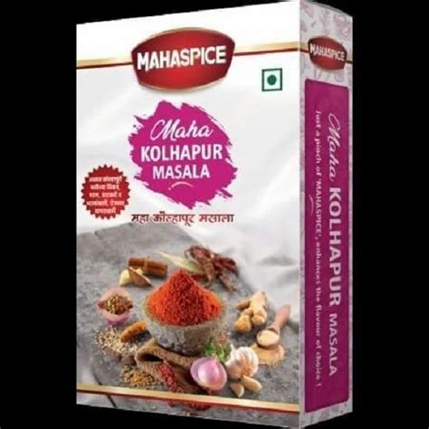 Mahaspice Spicy Maha Kolhapur Masala Form Fine Powder Packaging Size