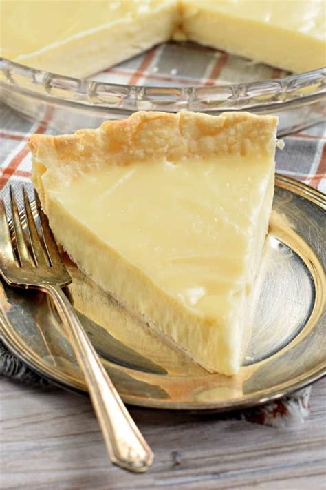 Flaky Pie Crust Filled With A Creamy Sweet Filling This Classic