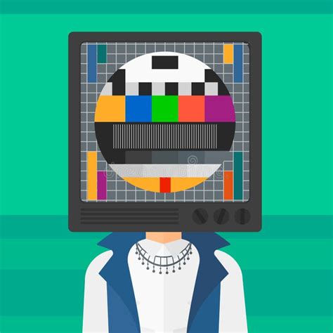 Tv Head Woman Stock Illustrations 274 Tv Head Woman Stock